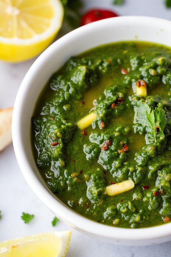 vibrant citrus herb sauce