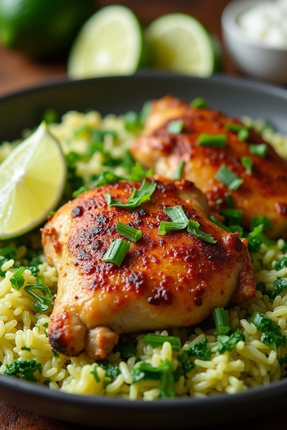 vibrant colombian chicken rice