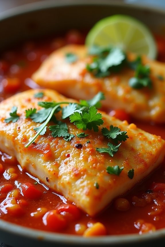 vibrant colombian fish dish