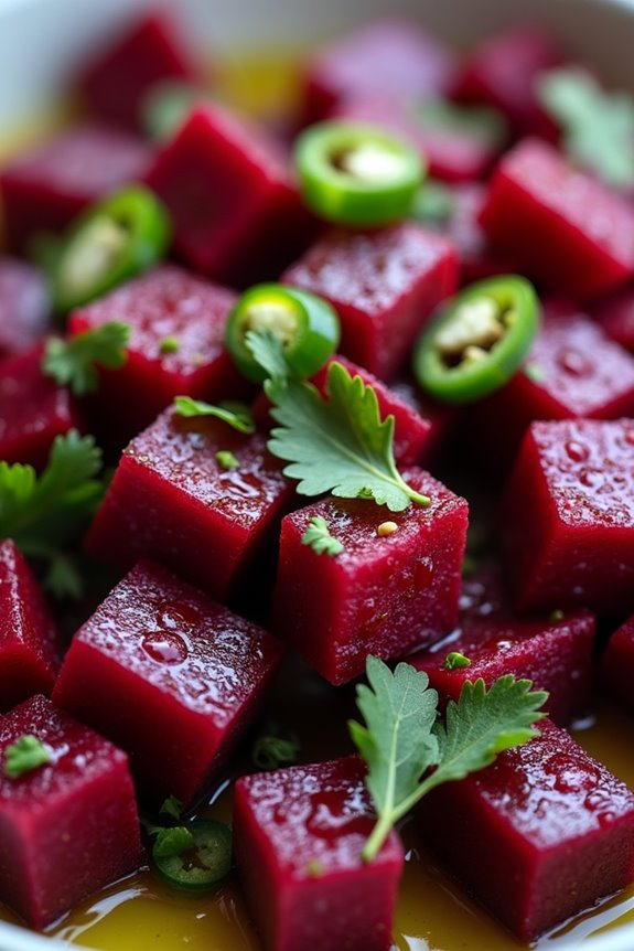 vibrant earthy sweet condiment