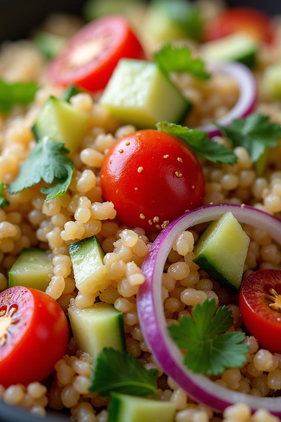 vibrant flavorful quinoa salad