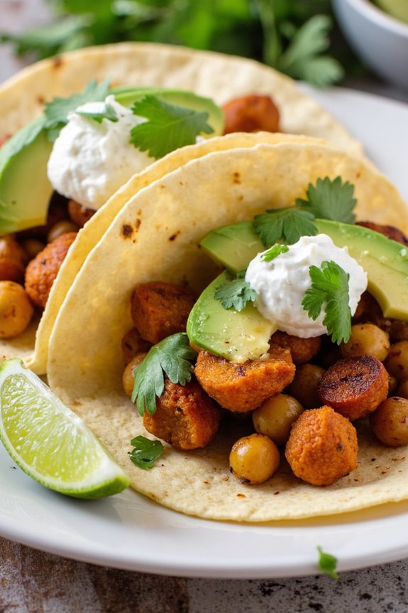 vibrant hearty customizable tacos