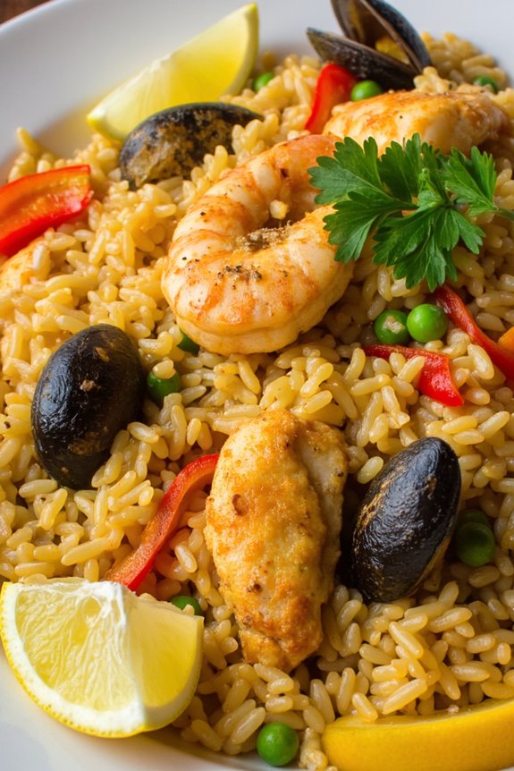 vibrant hearty rice dish