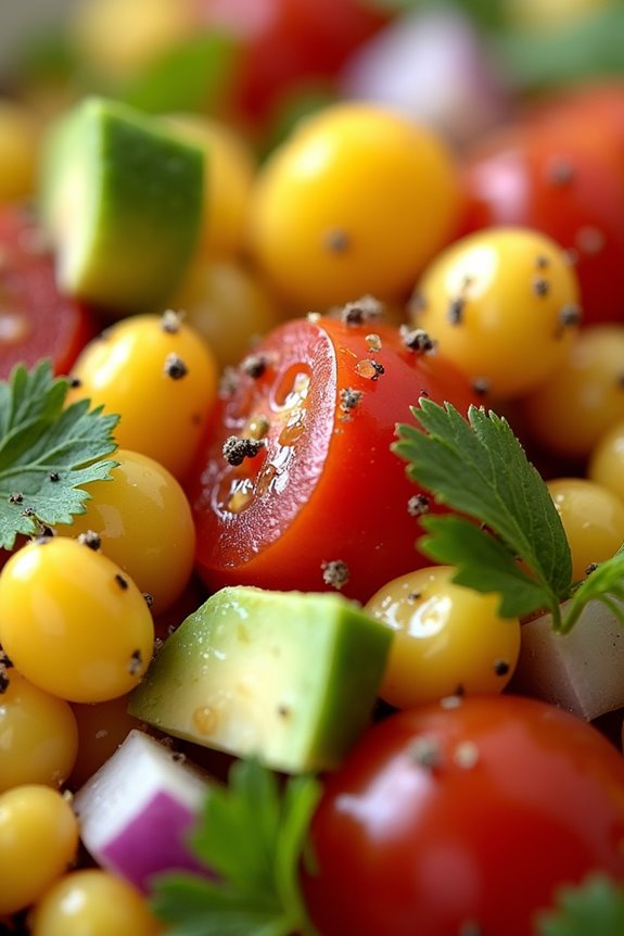 vibrant nutritious corn salad