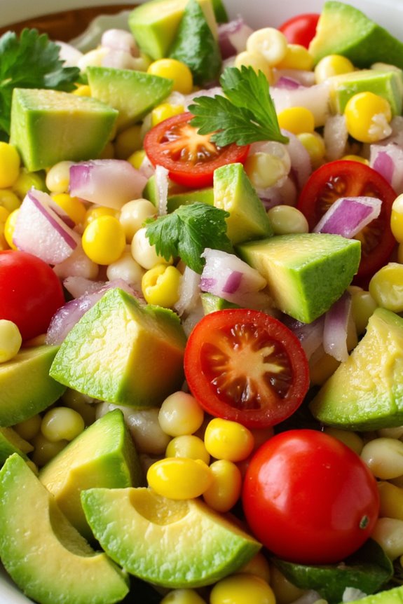 vibrant nutritious peruvian salad