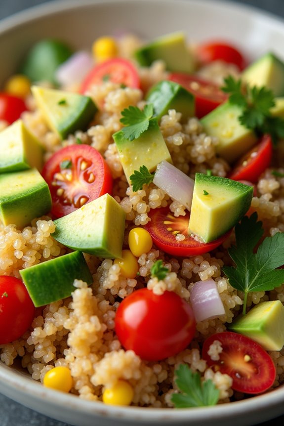 vibrant nutritious quinoa salad