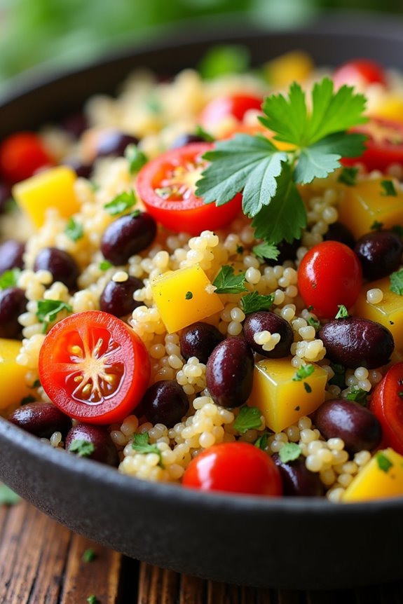 vibrant nutritious quinoa salad