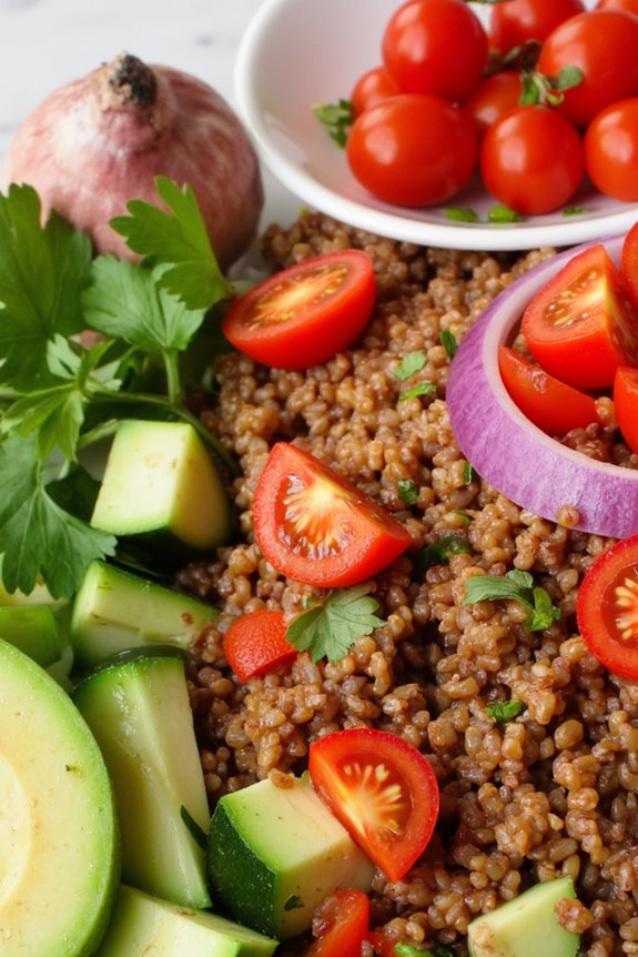 vibrant nutritious quinoa salad