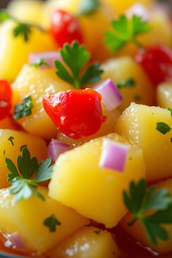 vibrant pineapple habanero salsa