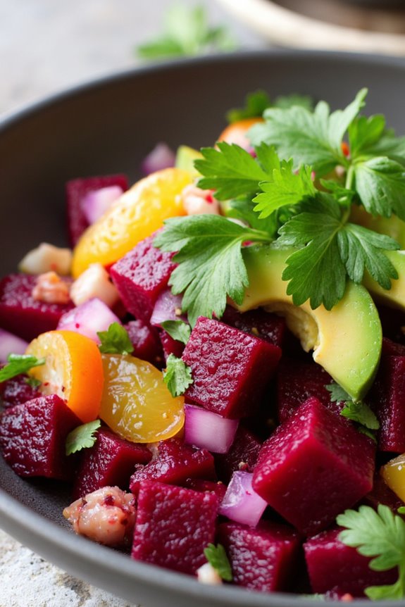vibrant plant based ceviche delight