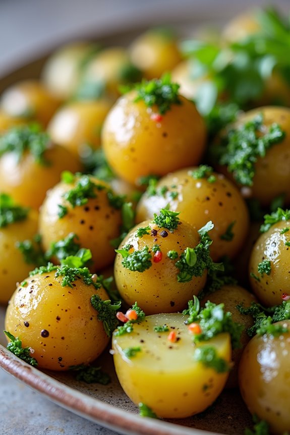 vibrant potato salad chimichurri