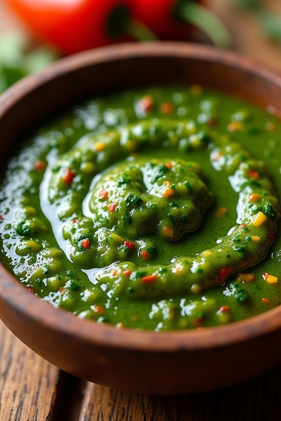 vibrant roasted pepper sauce