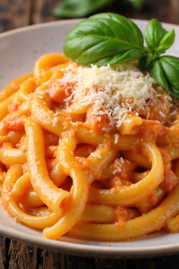 vibrant rocoto sauce pasta