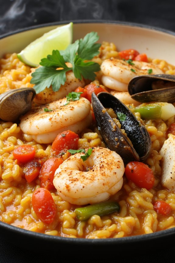 vibrant seafood comfort casserole