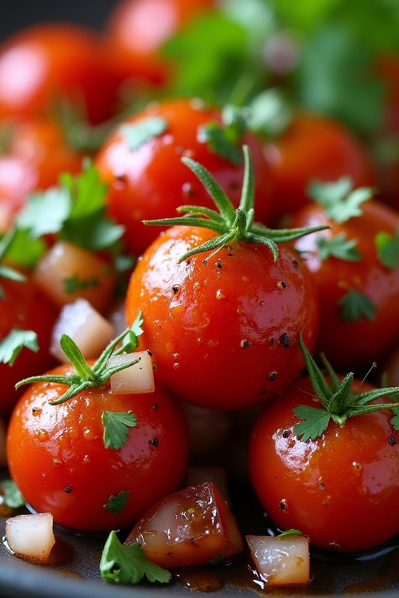 vibrant smoky tomato salsa