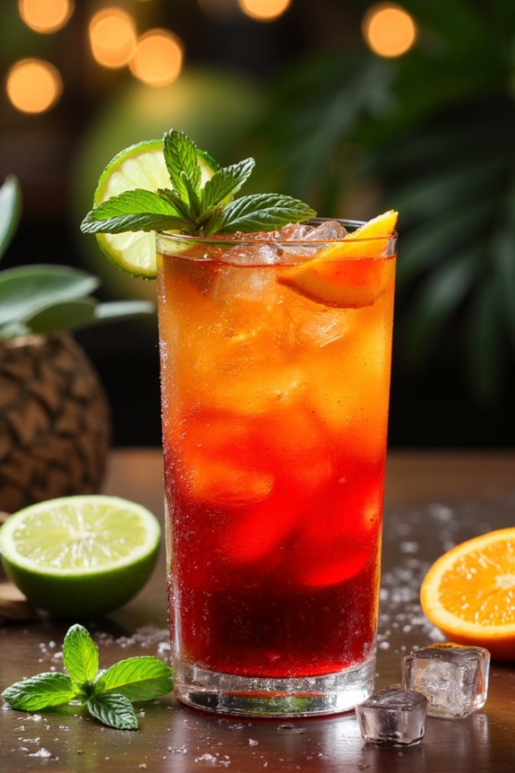 vibrant south american cocktail