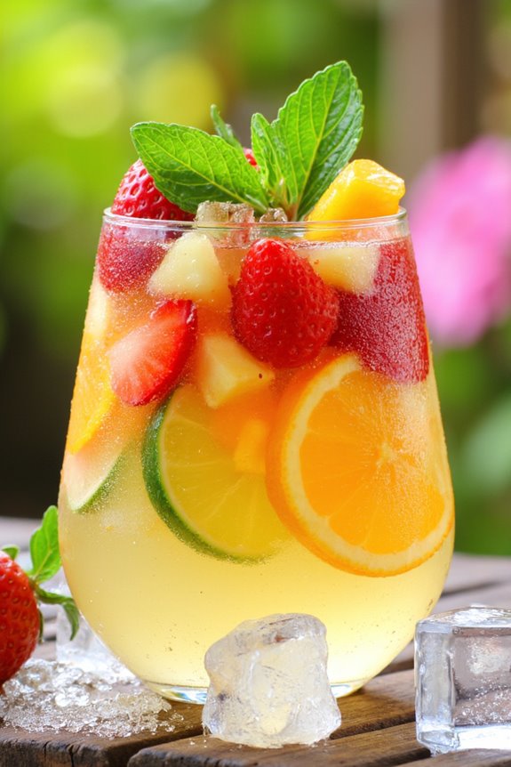 vibrant south american cocktail