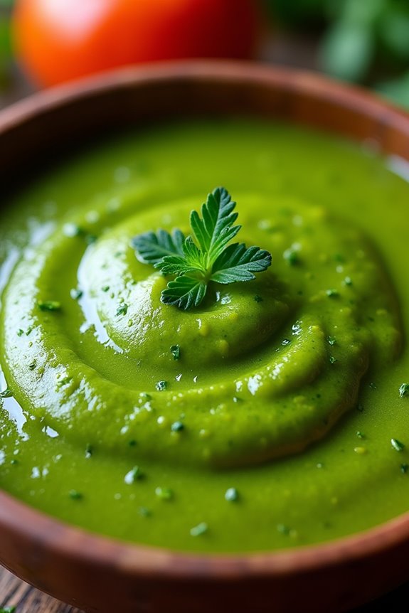 vibrant spicy andean condiment