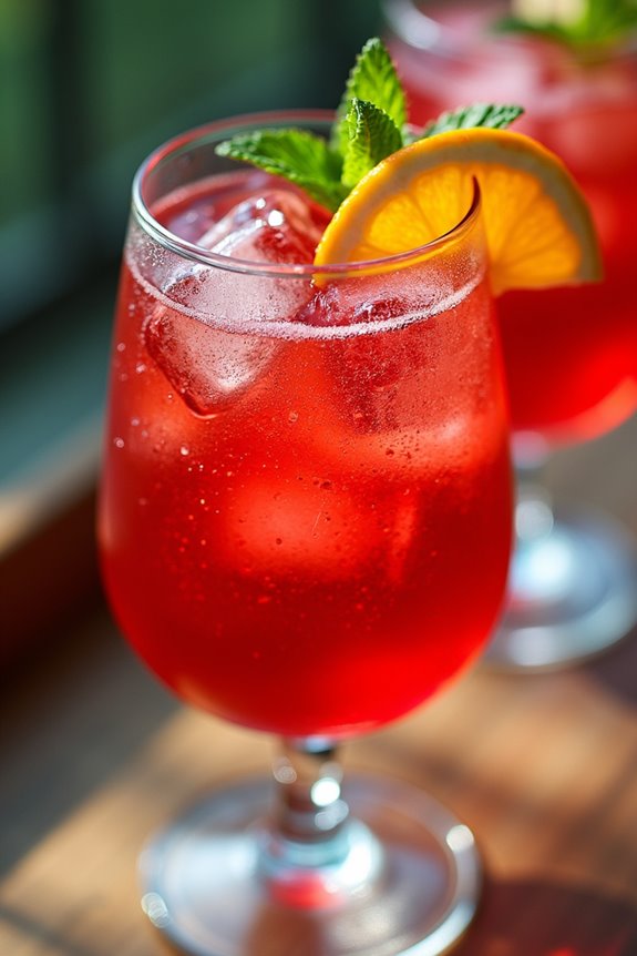 vibrant summer cocktail delight