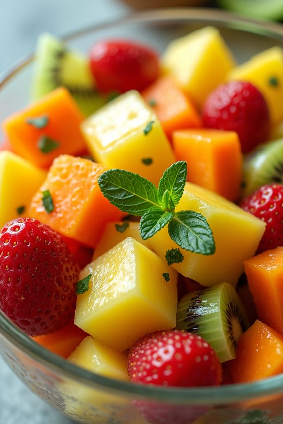 vibrant tropical fruit medley