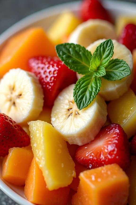 vibrant tropical fruit salad