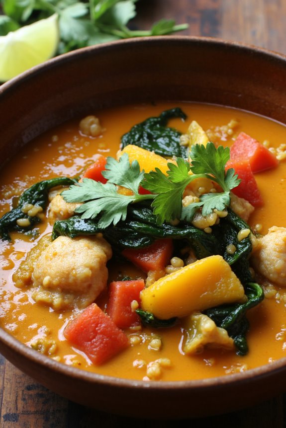 vibrant vegan coconut stew