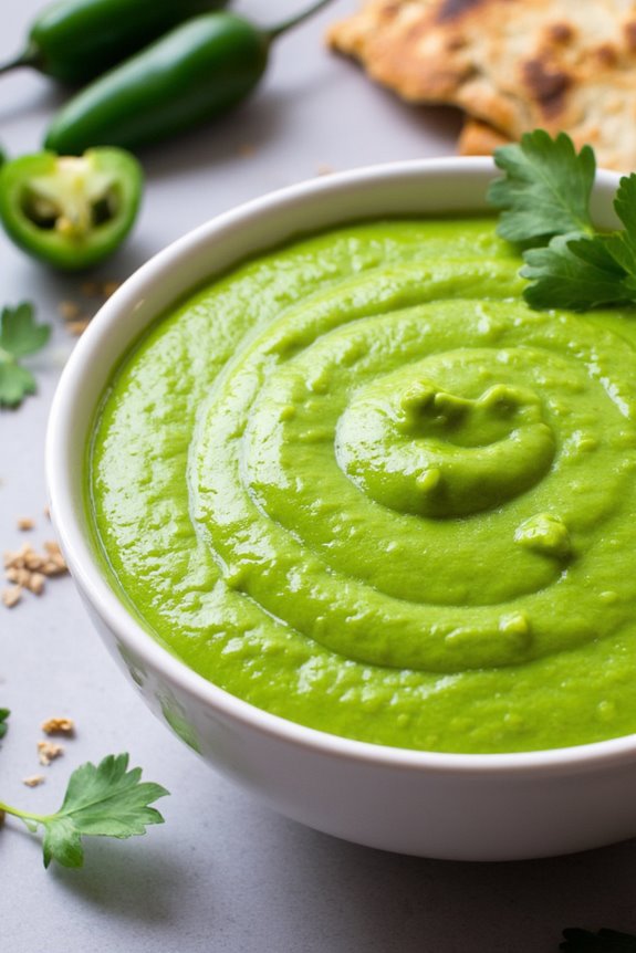 vibrant zesty roasted tomatillos