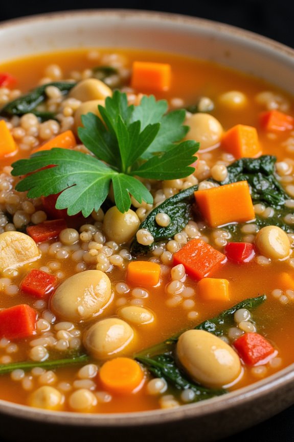 wholesome flavorful mediterranean soup
