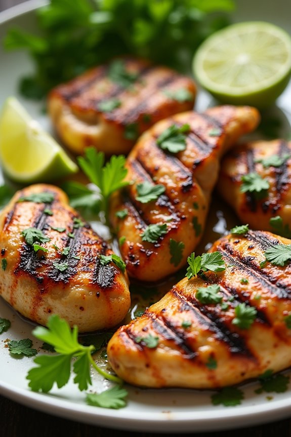 zesty colombian grilled chicken