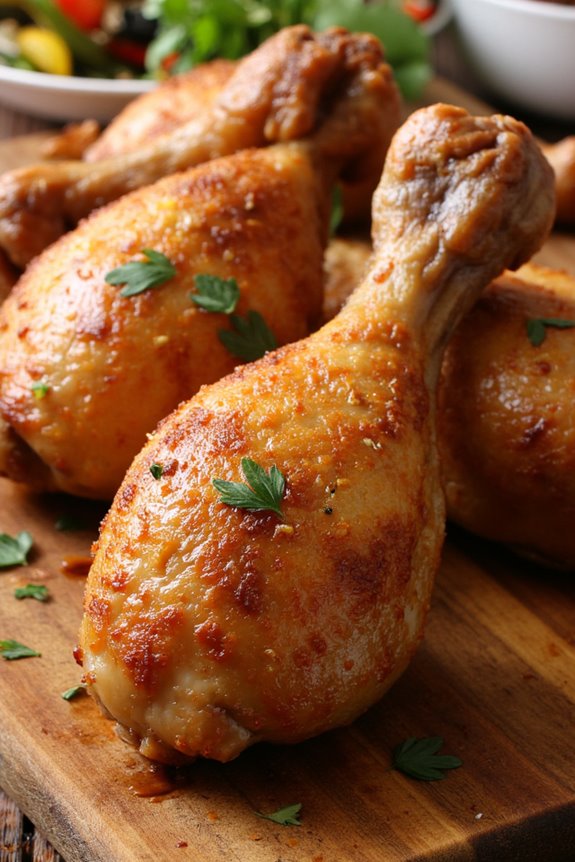 zesty garlic lemon chicken drumsticks
