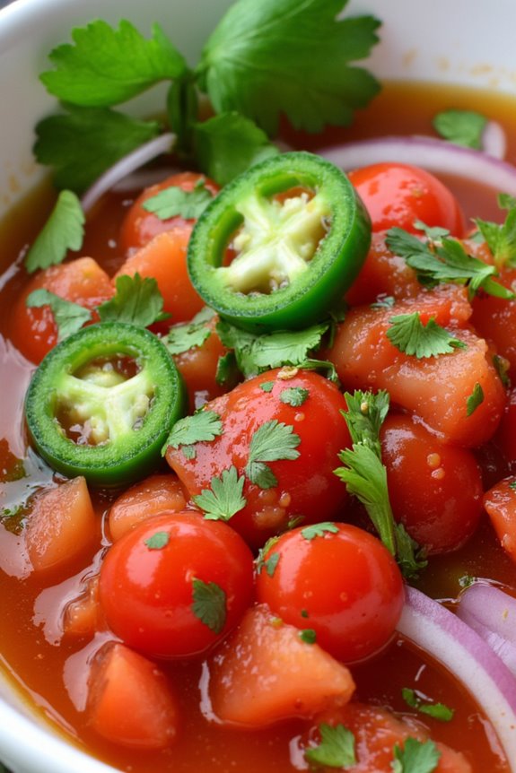 zesty peruvian cilantro salsa
