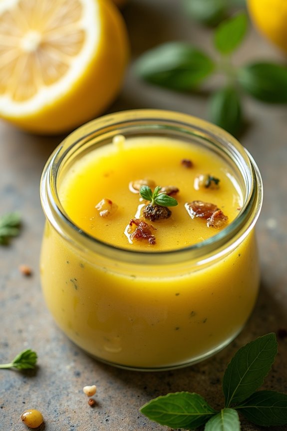 zesty roasted garlic vinaigrette