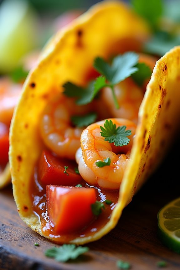 zesty shrimp taco delight