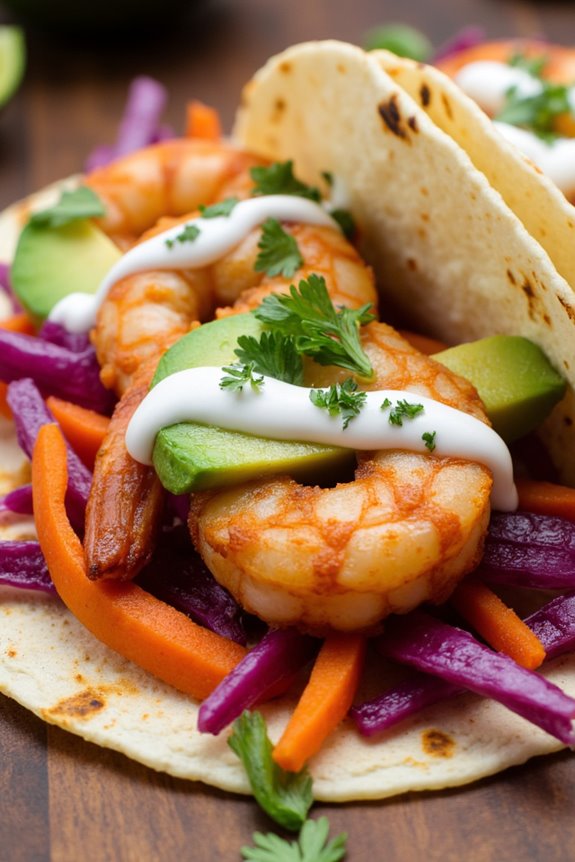zesty shrimp tacos delight