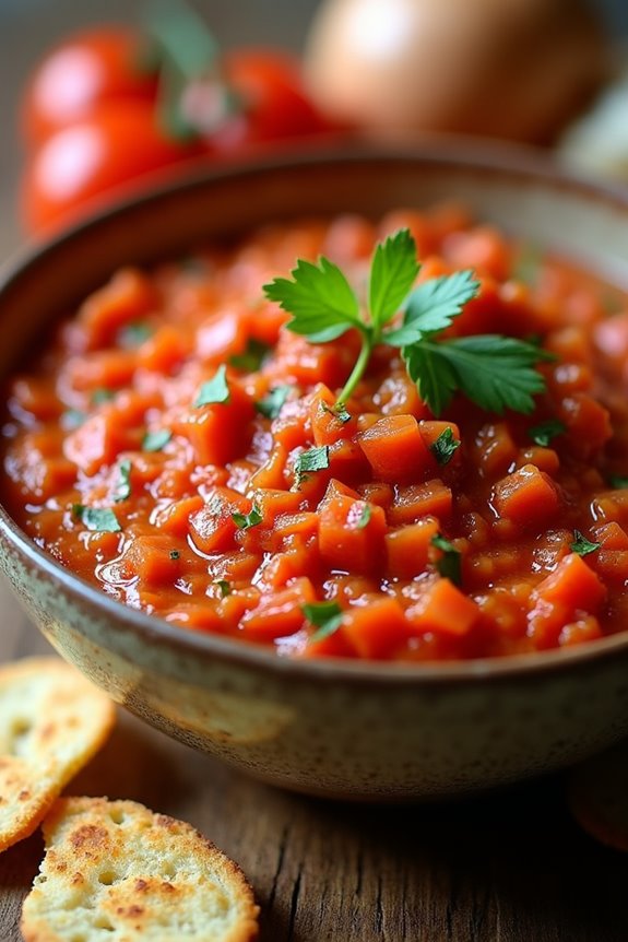 zesty tomato onion dip