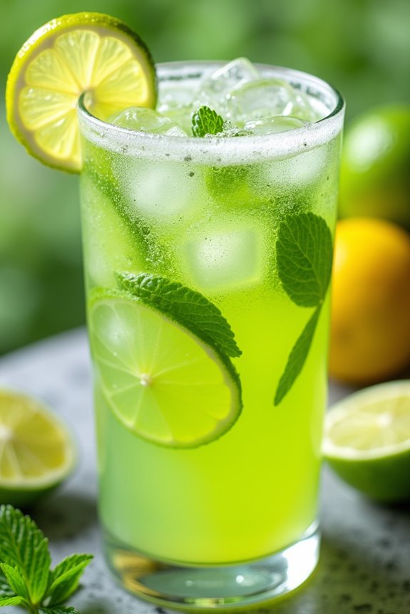 zesty whole lime refreshment